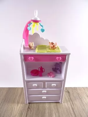Buy Baby Furniture For Barbie Steffi Or Similar Fashion Doll Changing Table As Pictured (14976) • 10.07£