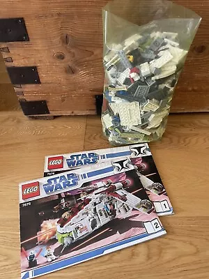Buy COMPLETE LEGO Star Wars: Republic Attack Gunship (7676) • 120£