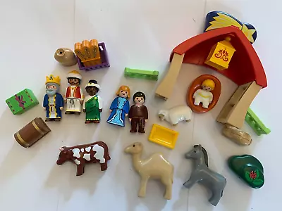 Buy Playmobil 123 Toy Nativity Scene Set Ex Advent Complete Rare 71140 No Box • 19.99£