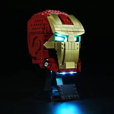 Buy LocoLee LED Light Kit For Lego 76165 Avengers Super Heroes Iron Man Helmet Decor • 30.99£