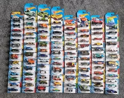 Buy Hot Wheels Massive Job Lot Bundle Of 104 On Cards In Mint Condition  • 102£