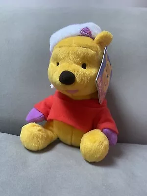 Buy Disney Fisher Price Beanie Plush Winnie The Pooh Winter - Purple Hat & Gloves • 4.95£