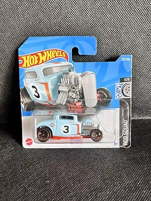 Buy HOT WHEELS 2022 '32 FORD  GULF  Light Blue Short Card • 3.45£