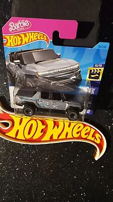 Buy Hot Wheels Barbie ~ 2024 GMC Hummer, Silver/Grey, S/Card. More Barbie HW Listed! • 3.39£