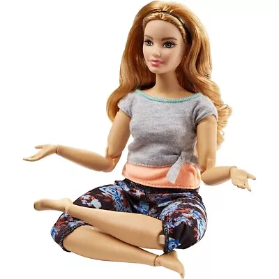 Buy Barbie Made To Move Doll Curvy Strawberry Blonde FTG84 • 50.67£