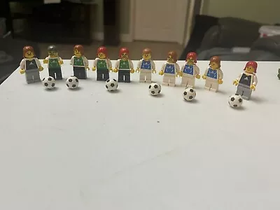 Buy LEGO Minifigures 8x Adidas Football Players And 2x Goalies With 6 LEGO Footballs • 39.99£