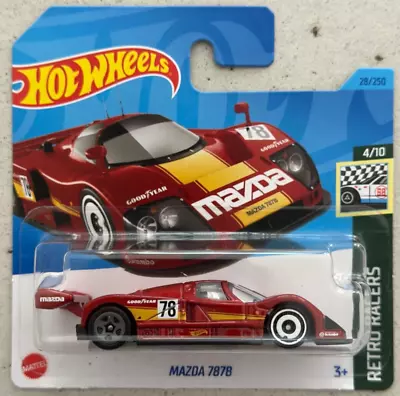Buy 2023 Hot Wheels MAZDA 787B Retro Racers Short Card With Protector Lemans • 7.49£
