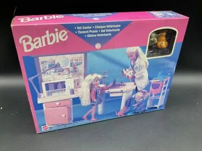 Buy VINTAGE#Rare BARBIE VET CENTER PUPPY Puppies PLAYSET SEALED # LL • 90.14£