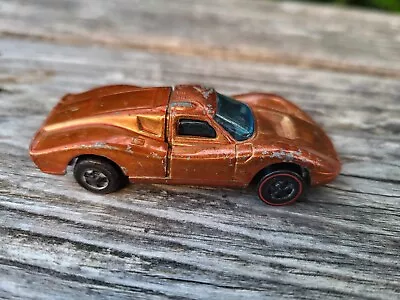 Buy Vintage Hot Wheels Redline 1968 Orange Ford Mk IV • 10.99£