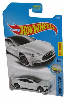 Buy Hot Wheels Factory Fresh 6/10 (2015) White Tesla Model S Toy Car 175/365 • 19.43£