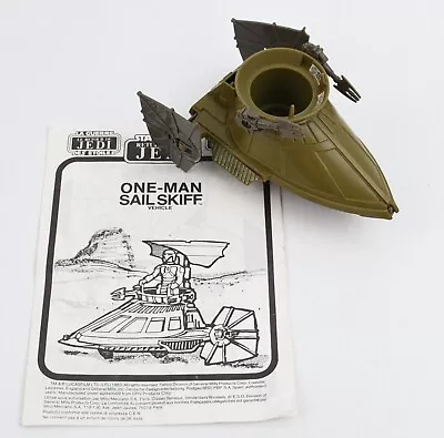 Buy Collectable Vintage Star Wars - DESERT SAIL SKIFF Vehicle Figure (Kenner, 1984) • 26.27£