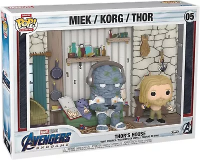 Buy Funko POP! Moments Deluxe: Marvel Avengers Endgame Thor’s House Collectable  • 25.99£