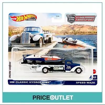 Buy Hot Wheels Team Transport #49 - HW Classic Hydroplane & Speed Waze • 14.99£