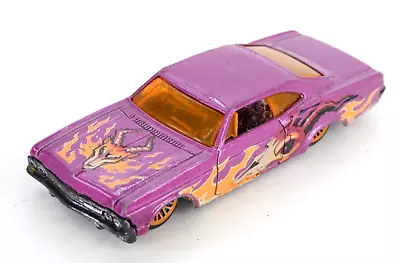 Buy Hot Wheels 65 Impala Chevrolet Toy Car Flames 1996 Mattel Diecast Model • 6.99£