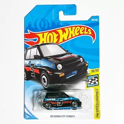 Buy Hot Wheels 2018 85 Honda City Turbo II (Black) HW Speed Graphics • 4.42£