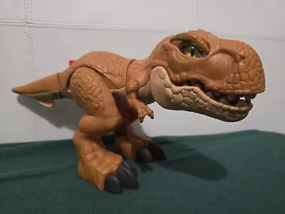 Buy Imaginext Jurassic World Dinosaur Toy Thrashin’ Action T. Rex Figure With Action • 8£