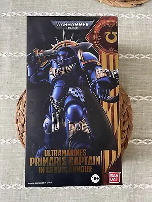 Buy Warhammer 40k Ultramarines Primaries Captain Gravis Armour Bandi Action Figure • 150£