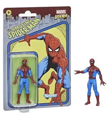 Buy Marvel Legends Series Amazing SpiderMan 9.5cm Retro 375 Collection Action Figure • 15.99£