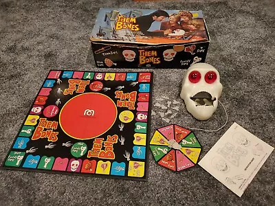 Buy Vintage 70s Them Bones Board Game Mego Corp 1975 Box Spinner AS IS PARTS *READ* • 37.27£