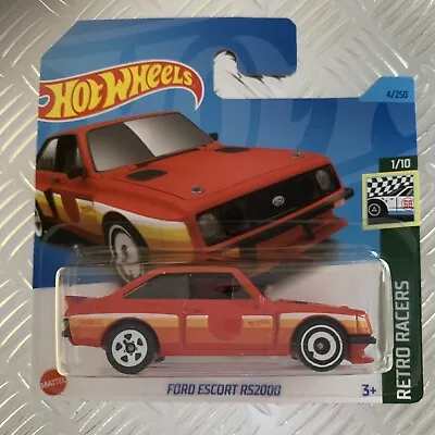 Buy Hot Wheels Ford Escort RS2000 1:64 Mattel Diecast (Red) • 5£