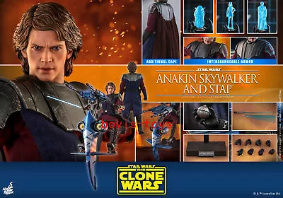 Buy New Hot Toys TMS020 Star Wars: The Clone Wars, Anakin Skywalker 1/6 Figure • 355.89£