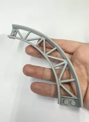 Buy 1x LEGO Roller Coaster Rails 90° 14x14x1 Light Grey Curve Train Track 25061 • 3£