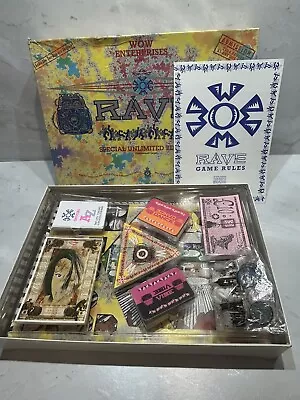 Buy RAVE - Special Unlimited Edition Board Game  WOW ENTERPRISES 1990s Vintage RARE • 53.95£