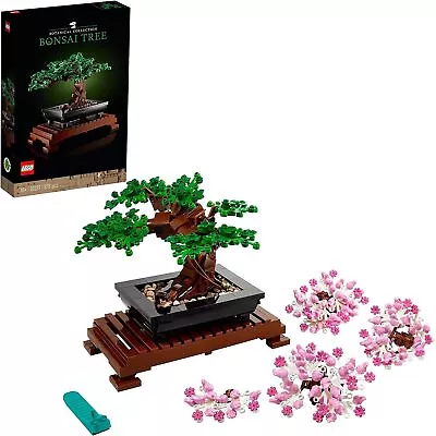 Buy LEGO 10281 Icons Bonsai Tree Set For Adults, Plants Home Décor With...  • 58.22£