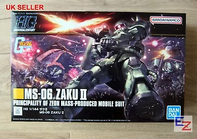 Buy Bandai HG HGUC 241 MS-06 Zaku II 1/144 Gunpla Gundam Model UK Seller • 22.88£