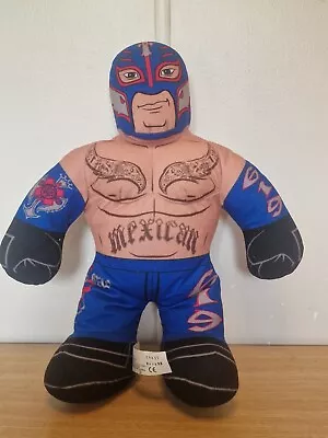 Buy 2012 Rey Mysterio WWE Brawlin' Buddies Talking 16  Plush Doll Blue Mask Mattel  • 16.99£