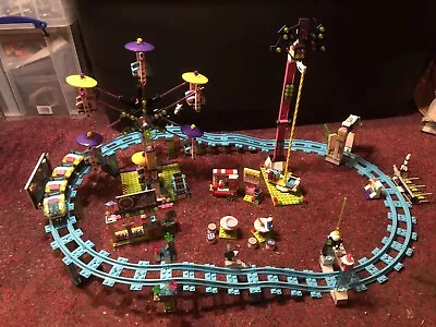 Buy LEGO FRIENDS: Amusement Park Roller Coaster 41130 Minifigures Instructions Lost • 19£