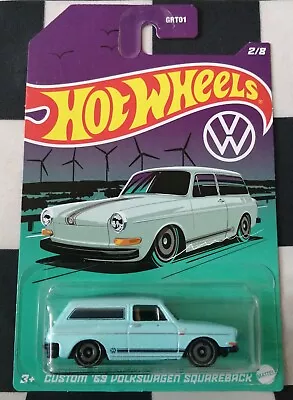 Buy Hot Wheels Walmart Exclusive Volkswagen Series Custom 69 Volkswagen Squareback • 7.95£