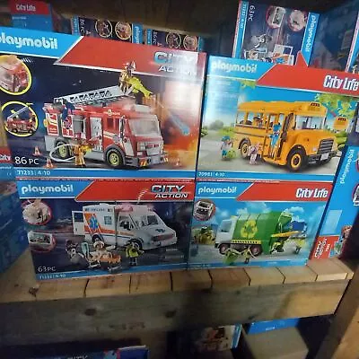 Buy Playmobil 4 Set USA Style Vehicles Brand New Boxed 71234 / 71232 / 71094 / 71233 • 89.95£