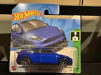 Buy Hot Wheels 2024. Tesla Model Y. HW Green Speed. New Collectable Toy Model Car. • 3.99£