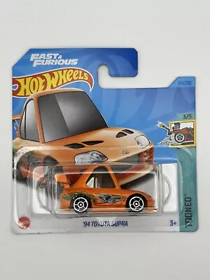 Buy Hot Wheels '94 Toyota Supra - Fast And Furious. New Collectable Toy Model Car. • 3.90£