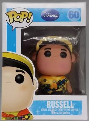 Buy Funko POP #60 Russell - Disney Up! Rare/Vaulted Damaged Box - Includes Protector • 69.99£