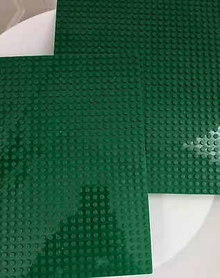 Buy 2 X Lego Base Plate Building Blocks 32 X 32 Dots 25 X 25 Cm Green • 10£