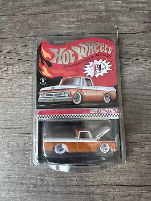 Buy 2022 Hot Wheels RLC 1962 Ford F100 Orange & White - Club Exclusive 11544/25000 • 41.99£