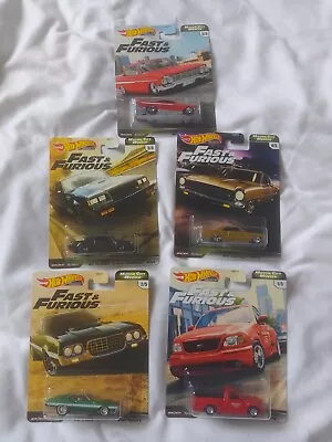 Buy Hot Wheels Premium Fast & Furious Motor City Muscle Set Of 5 Vehicles GBW75 • 22.99£