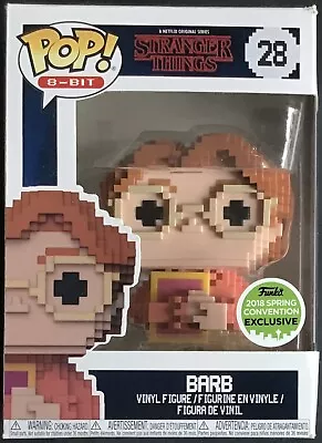 Buy 2018 FUNKO POP 8-Bit Stranger Things #28 Barb Spring Conv. Excluded. VGC • 28.33£