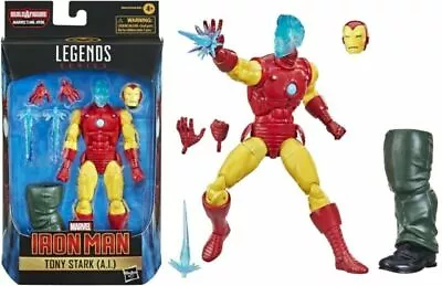 Buy Hasbro Marvel Legends Series 6  Tony Stark (A.I.) Action Figure (F0252) • 12.99£