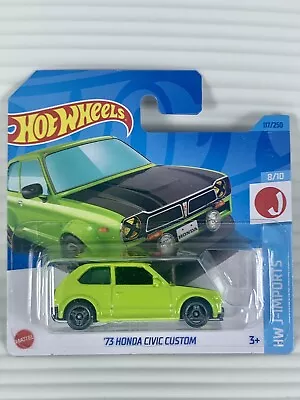 Buy HOT WHEELS 2023 ‘73 Honda Civic Custom *117/250 J-Imports *8/10 HKG40 New Boxed • 8.95£