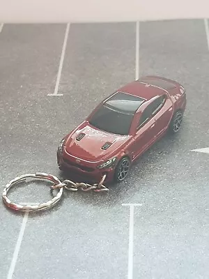 Buy UPCYCLED Hot Wheels Keyring/backpack Decoration. 2019 Kia Stinger GT Red  • 12£