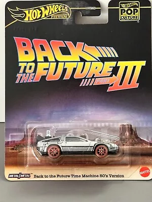 Buy Hot Wheels 2023 Pop Culture Back To The Future 3 Time Machine  1:64 Real Riders • 14.99£