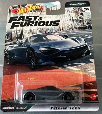 Buy Hotwheels Premium Mclaren 720s Fast And Furious Real Riders • 11£