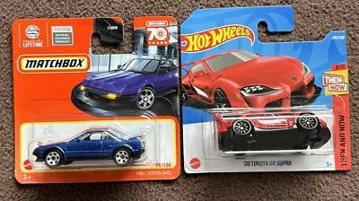 Buy HOT WHEELS And Matchbox  Toyota 1984 Toyota MR2 And 20 Toyota Supra GR • 5.99£