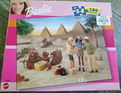Buy Vintage 1999 Mattel Barbie Egypt 100 Piece Jigsaw Puzzle 42592 Ages 5-8 Desert  • 27.95£
