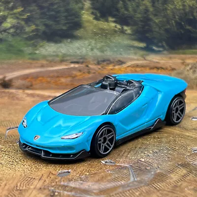 Buy Hot Wheels '16 Lamborghini Centenario Roadster Blue 2024 New Loose 1:64 Diecast • 4.50£