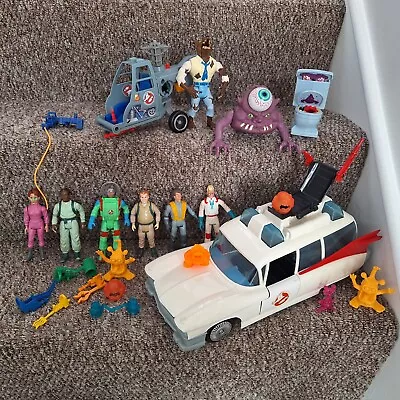 Buy 1988 The Real Ghostbusters Ecto 1 Figures Bug-eye Fearsome Flush Ghosts Fright • 79.99£