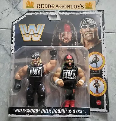 Buy WWE RETRO NWo 2 FIGURES HOLLYWOOD HOGAN SYXX NEW SEALED HASBRO • 34.99£